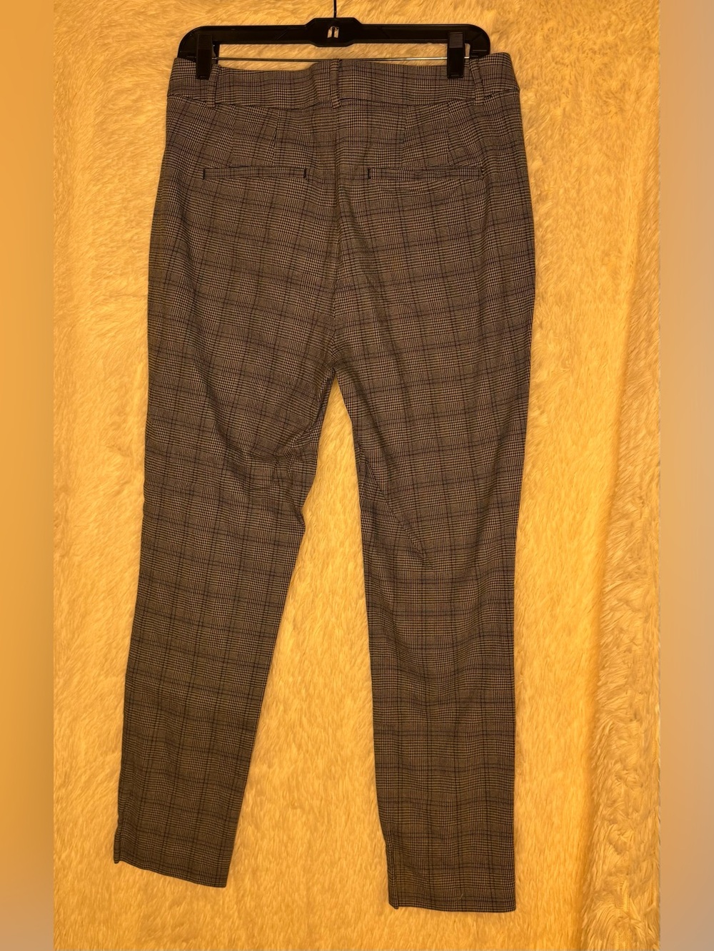 LOFT High Waist Skinny Plaid Pants size 10 - Picture 5 of 5